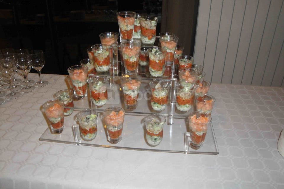 Trio de tartares: saumon, tomates et concombres