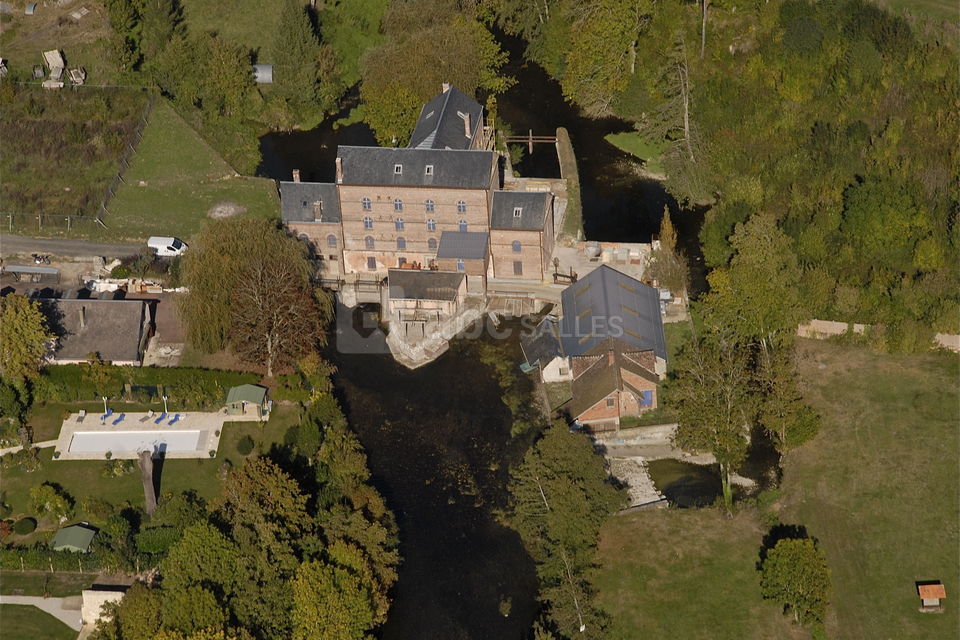 Vue aérienne du domaine