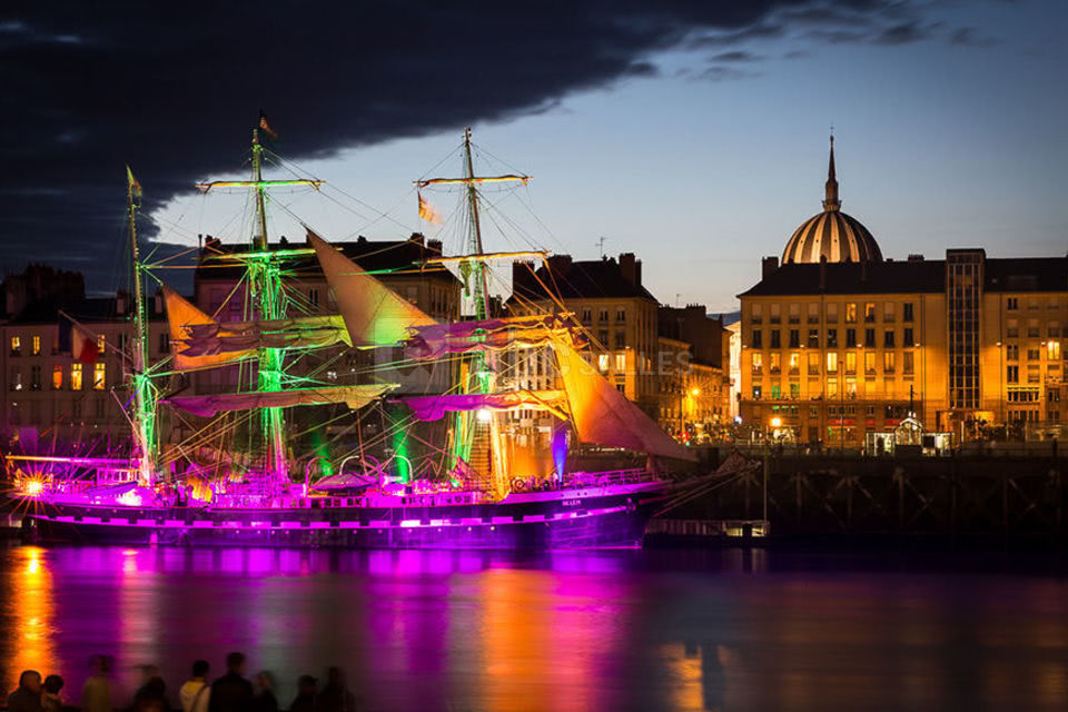Le Belem à quai à Nantes