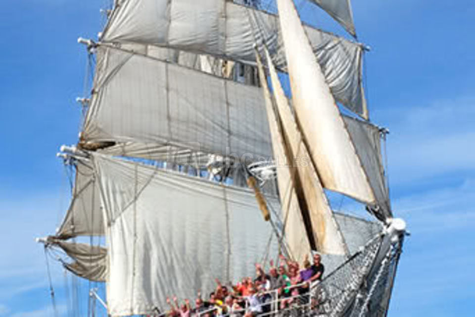Le Belem en mer