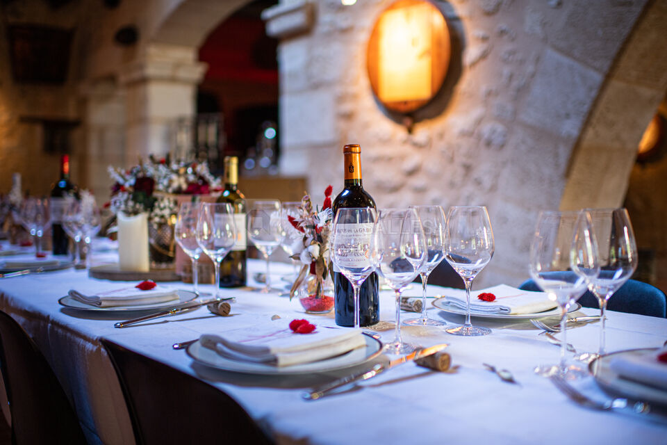 Repas à l'atelier - Domaine de la Grave
