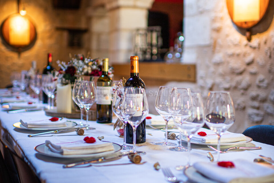Repas à l'atelier - Domaine de la Grave