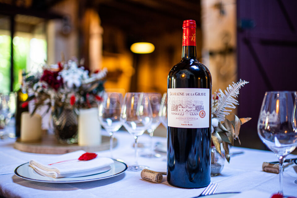 Repas à l'atelier - Domaine de la Grave