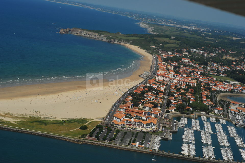 Hendaye vue aerienne