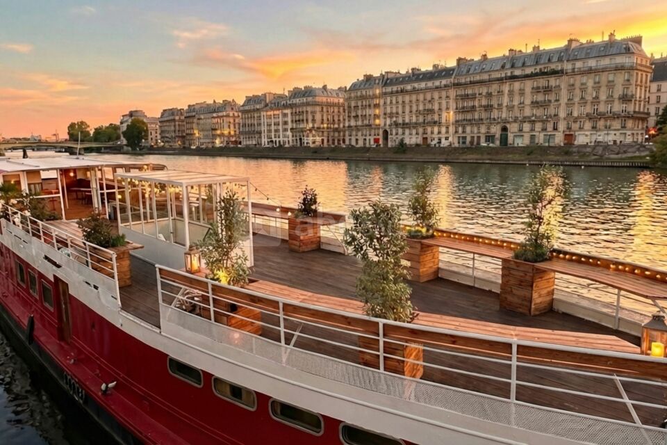 Terrasse péniche Événement