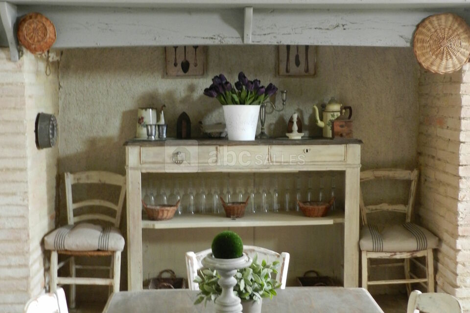 La salle à manger du gîte