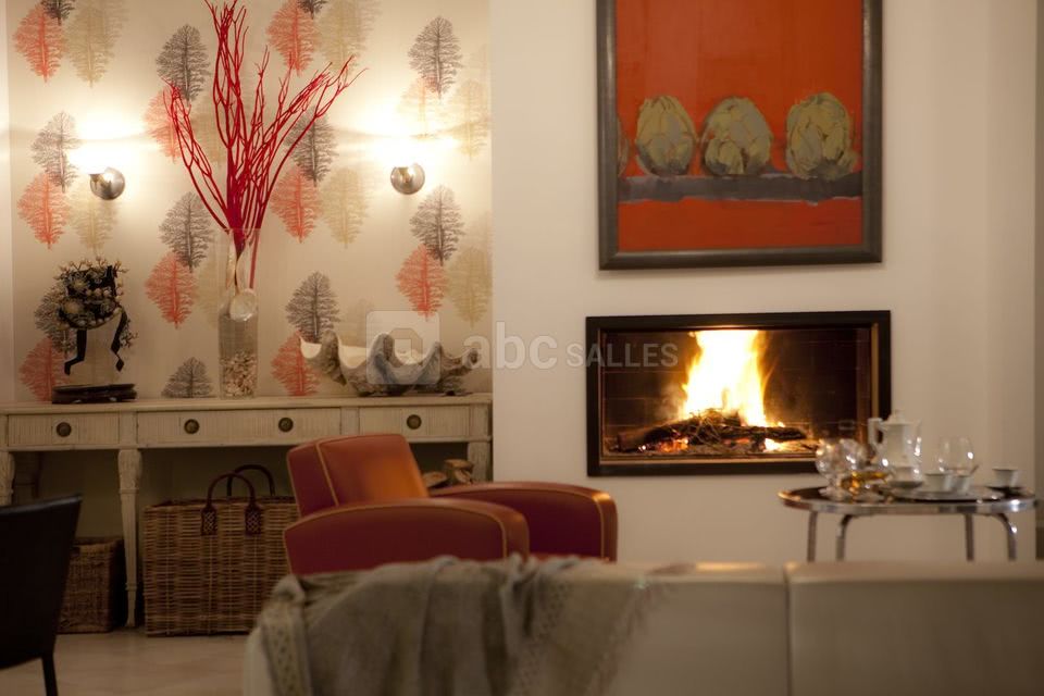 Salon cheminée