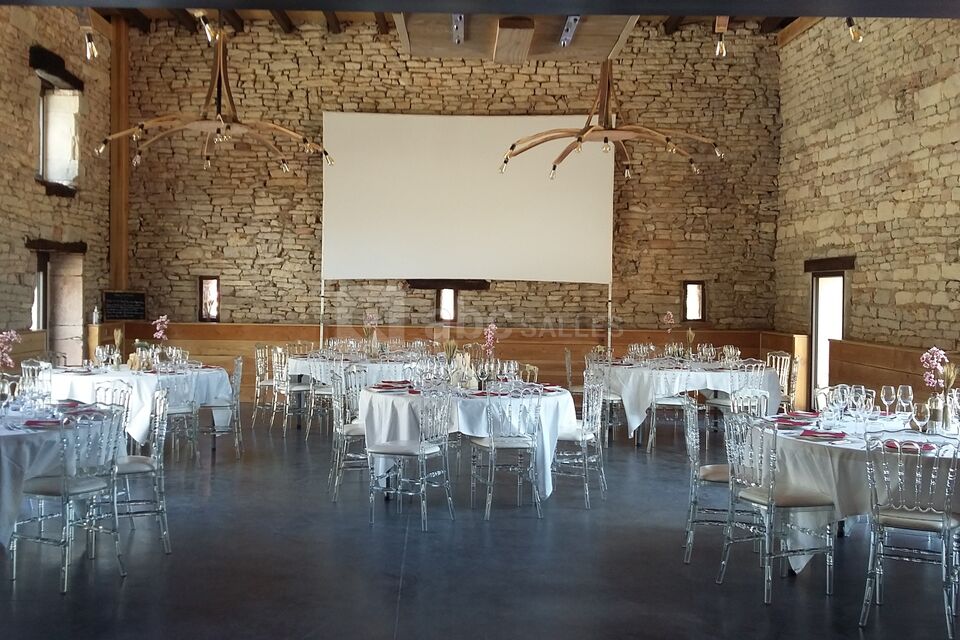 Salle de réception de la grange