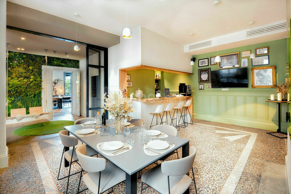 Salle à manger ouverte