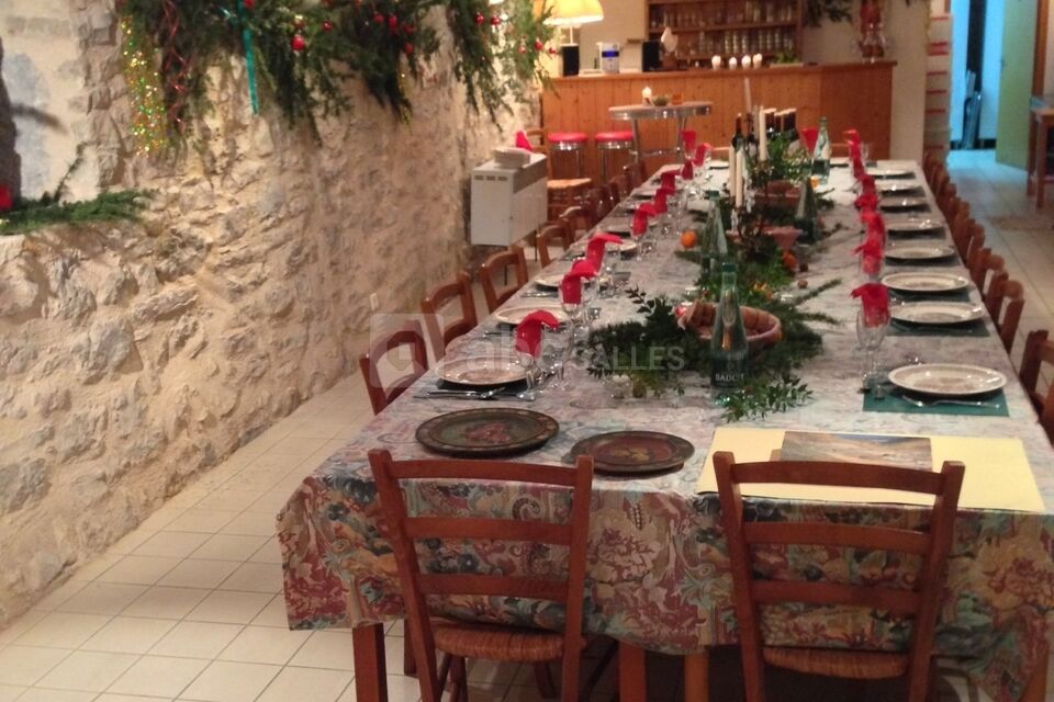 Déco Noël de la petite salle Bergerie