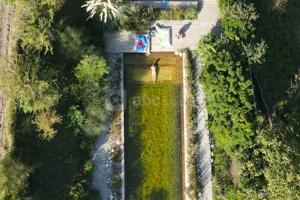 Piscine vue haut
