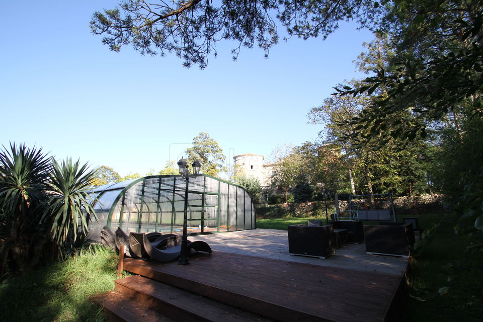 Terrasse piscine Sud.