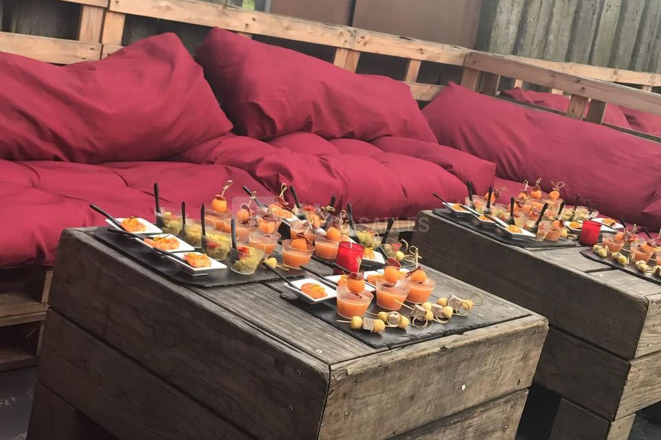 Extérieur banquettes cocktail