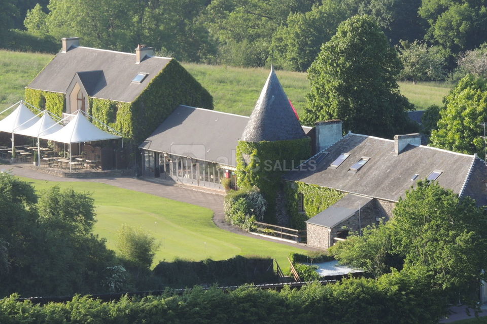 Vue aérienne du domaine du Golf