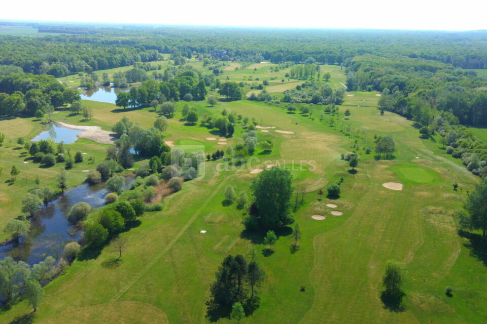 Vue du ciel de notre golf (18 trous)