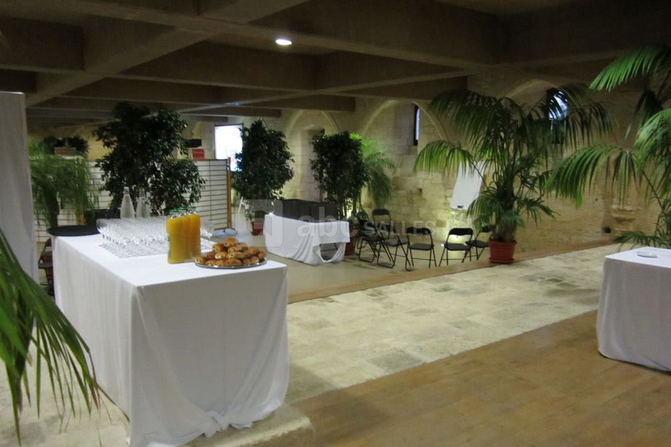 Journée d'étude dans la salle des moines