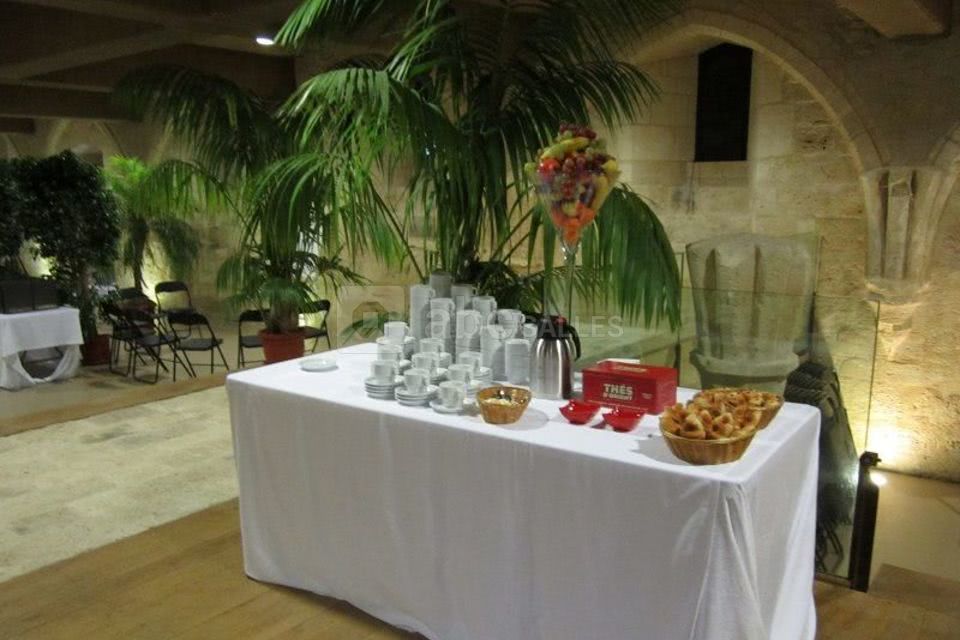 Journée d'étude dans la salle des moines