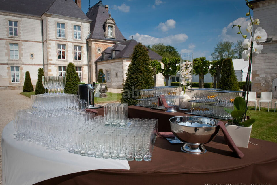 Cocktail dans la Cour d'Honneur