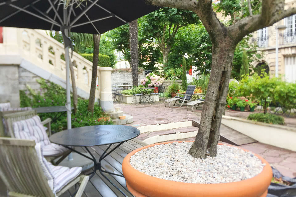 Petit jardin extérieur