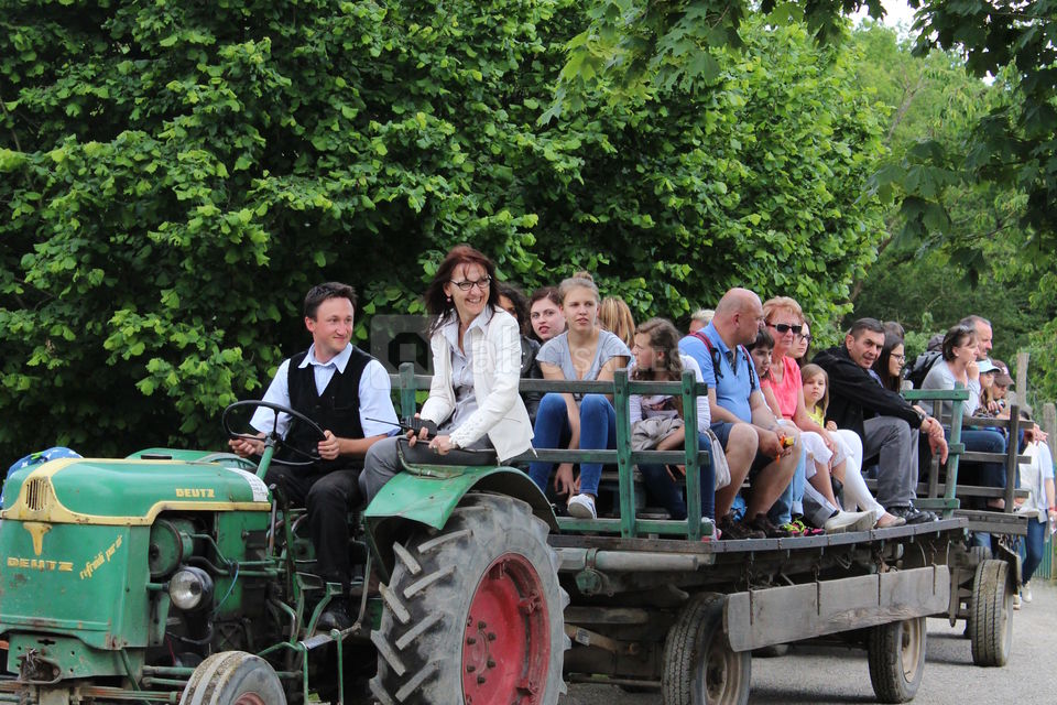 Visite en tracteur