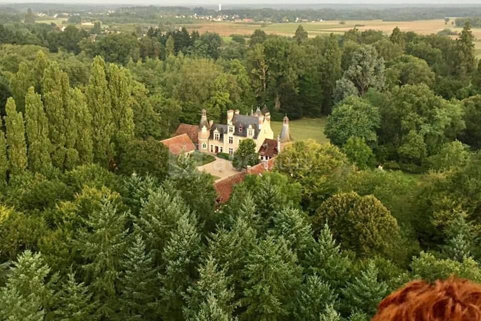Vue depuis une Montgolfière
