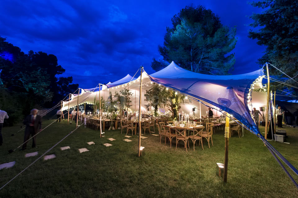 Espace tente de réception