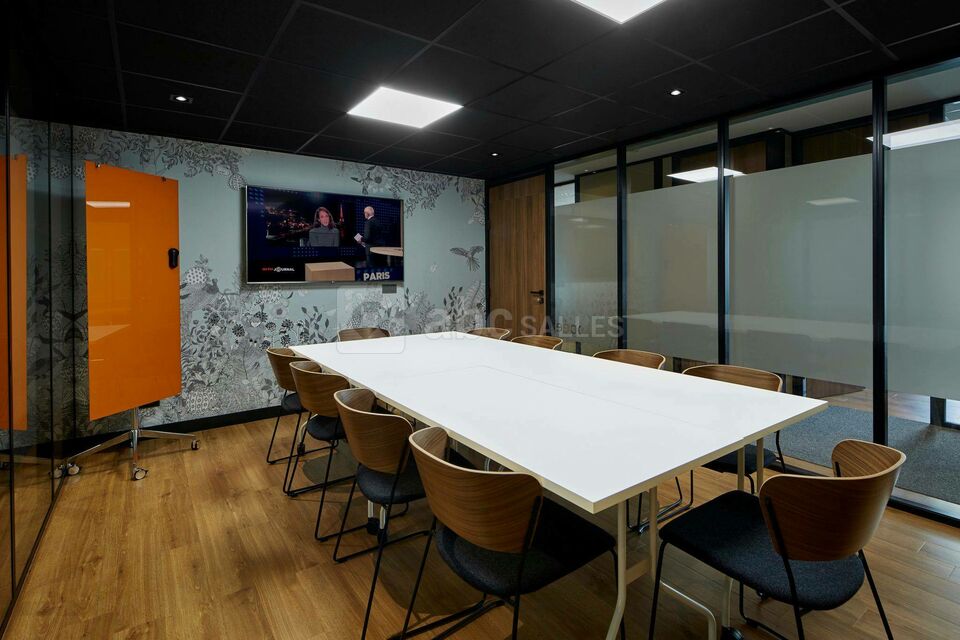 Vue d'une salle de réunion
