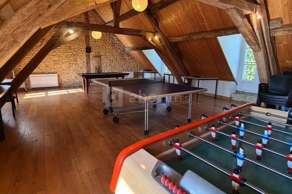 Salle de jeux (babyfoot, ping-pong, billard)