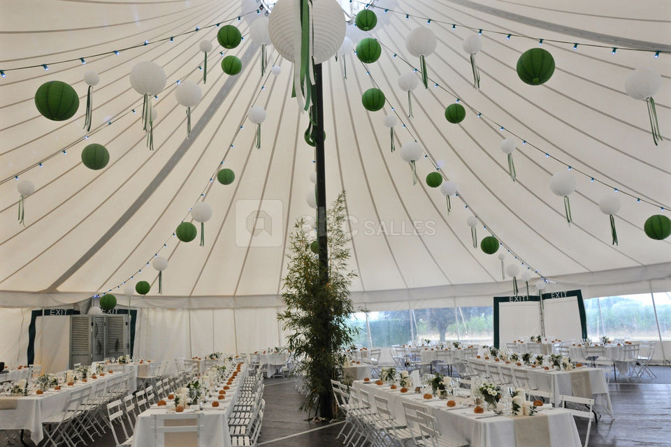 Tente vue intérieure