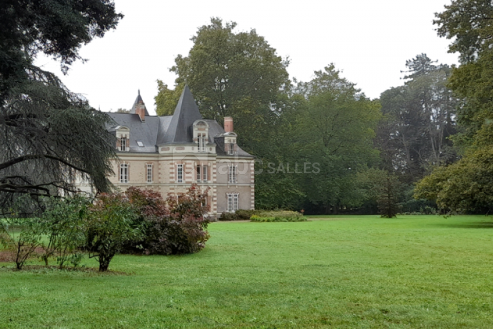 Vue d'ensemble du deuxième jardin  du château