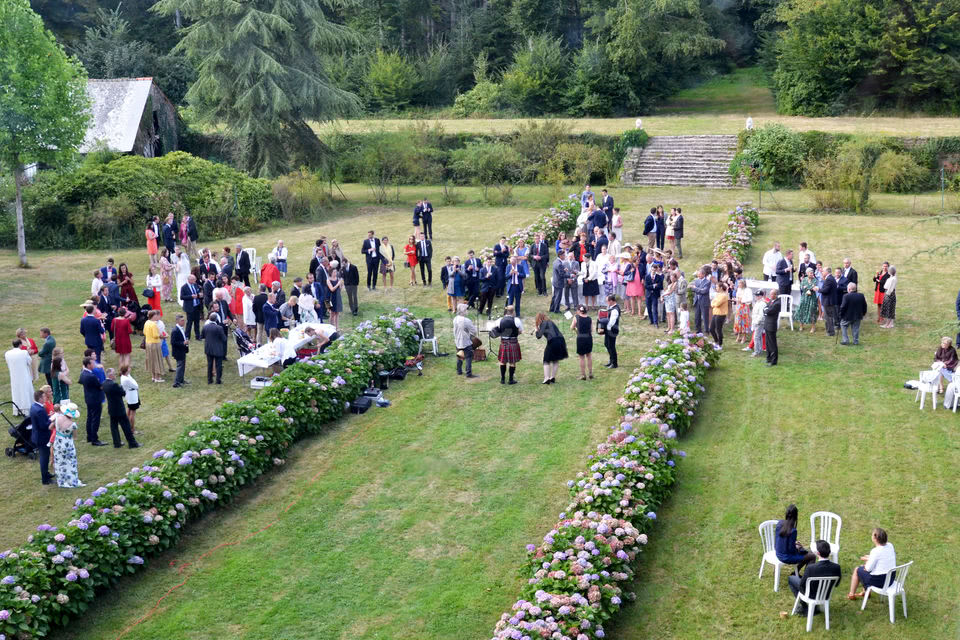 Cocktail dans le parc