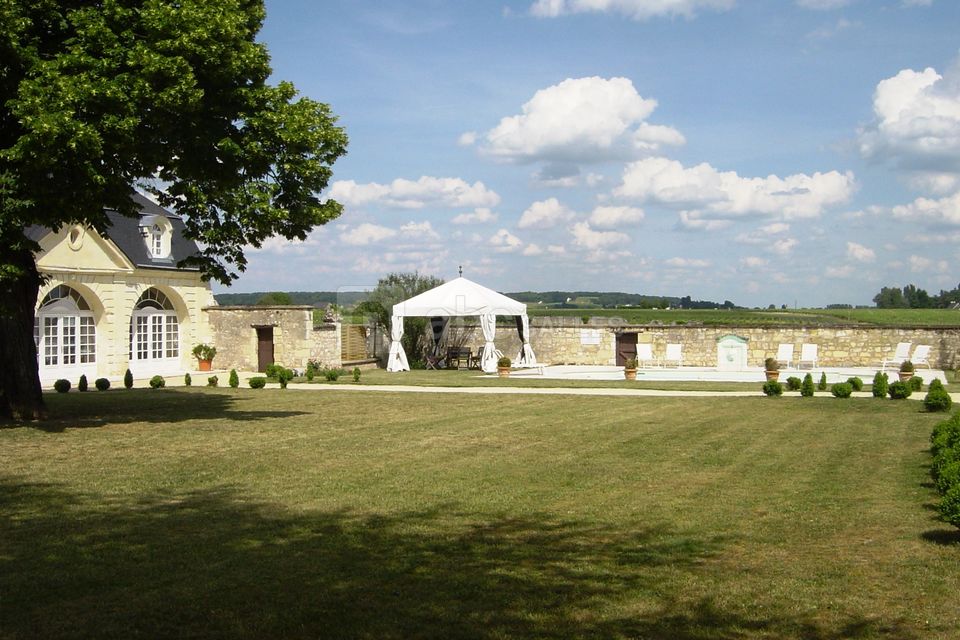 Parc piscine orangerie