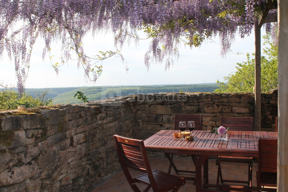 Terrasse et vue imprenable