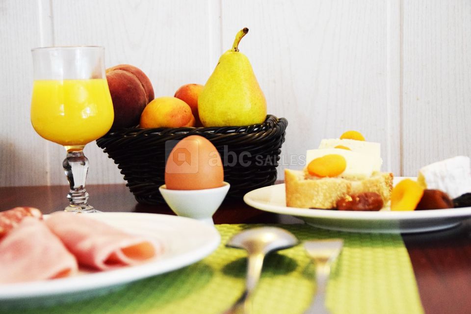 Petit déjeuner sur table