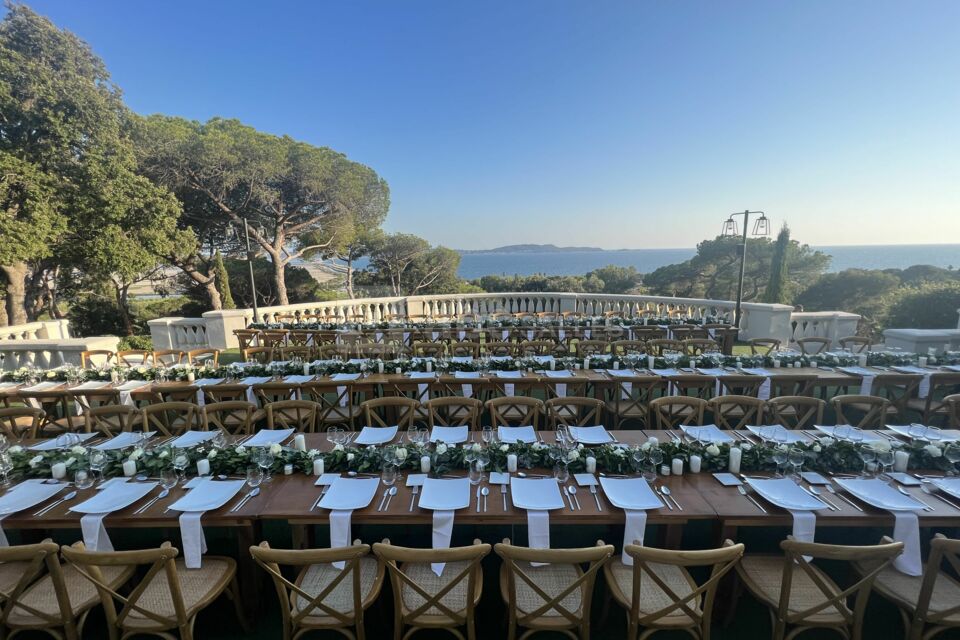 Diner Banquet en terrasse