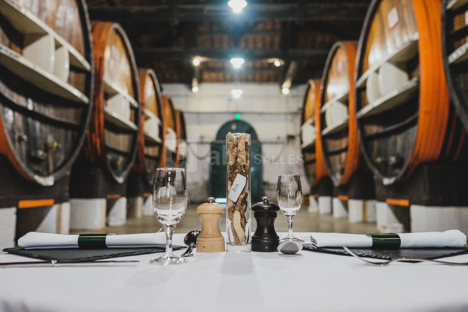 Repas dans Le Chais St Anne