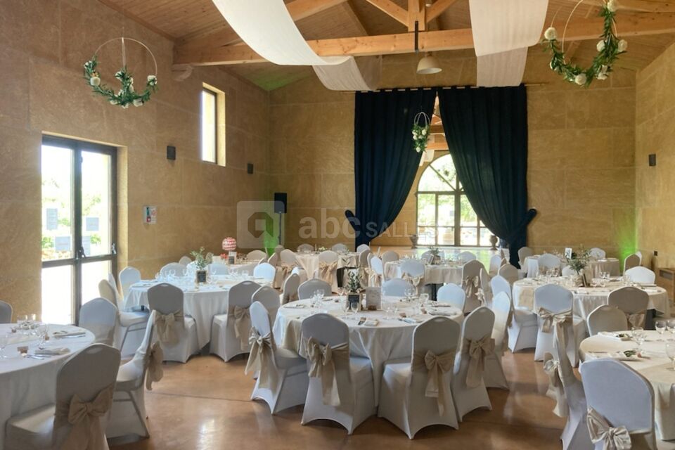 Salle de reception pour mariage