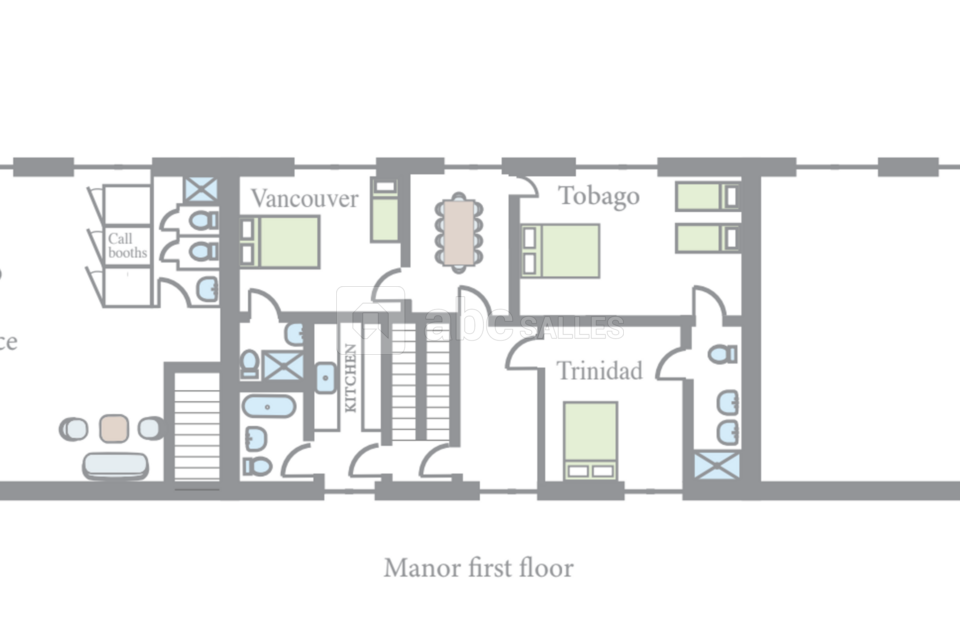 Plan Grand Appartement + Salle de réception