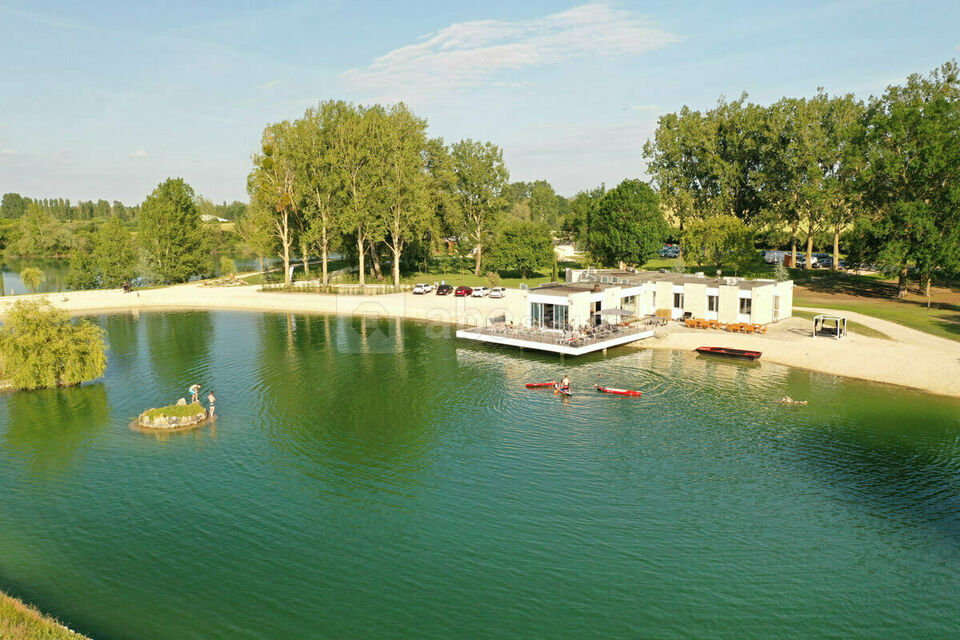 Villa - vue aérienne - Etangs de la Bassée