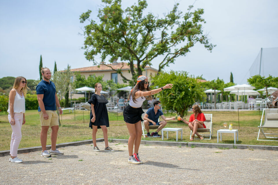 Terrain de pétanque