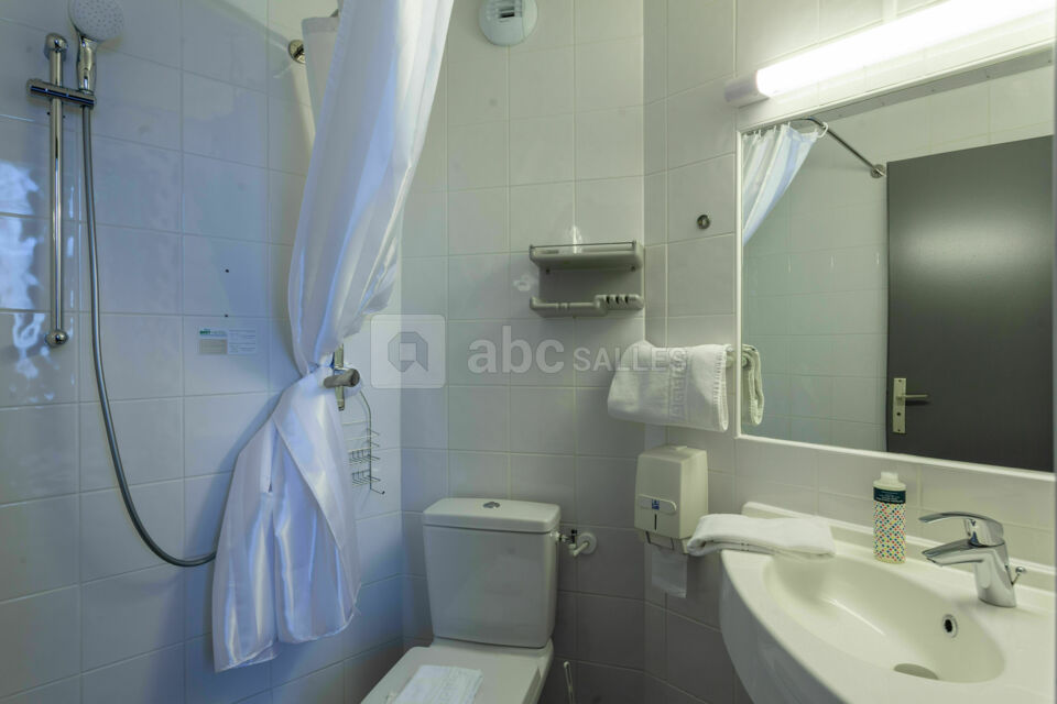 Salle de bain du Brit Hotel Grenoble Suisse et Bordeaux