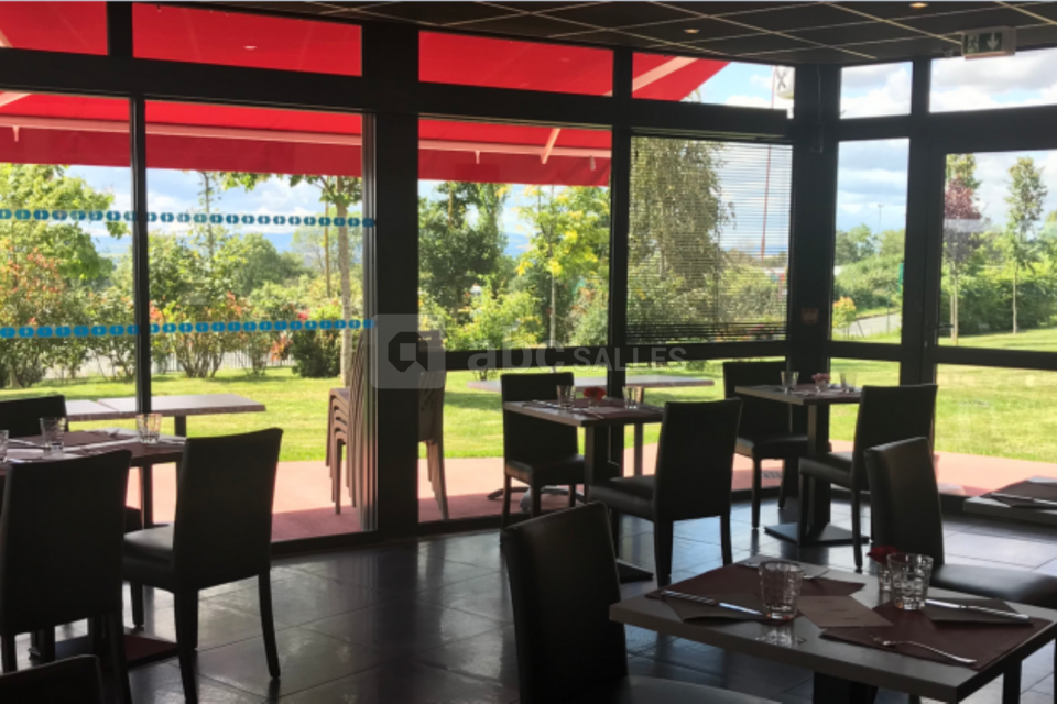 Accueil du restaurant de l'hôtel