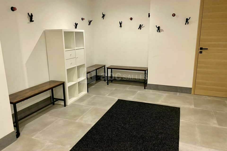 Un espace dédié pour les vestiaires