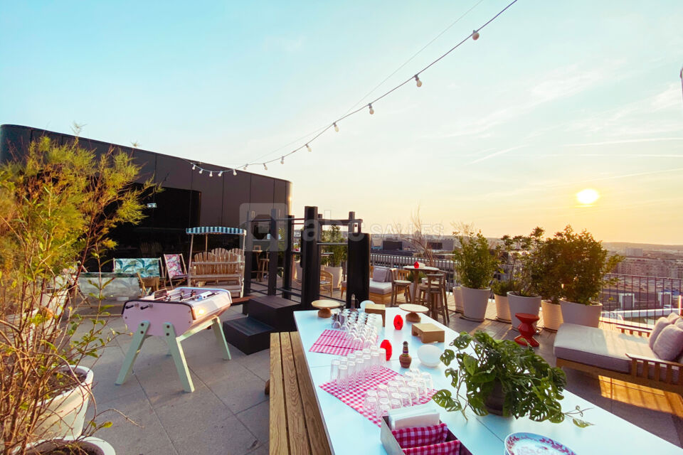 Rooftop - Terrasse Sauna