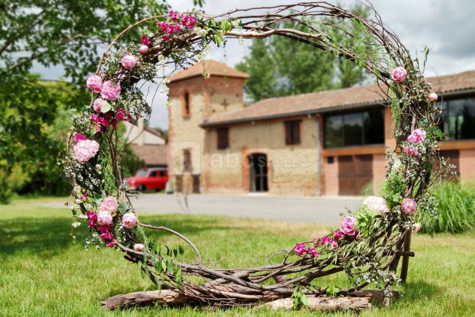 L’arche ronde en bois faite maison