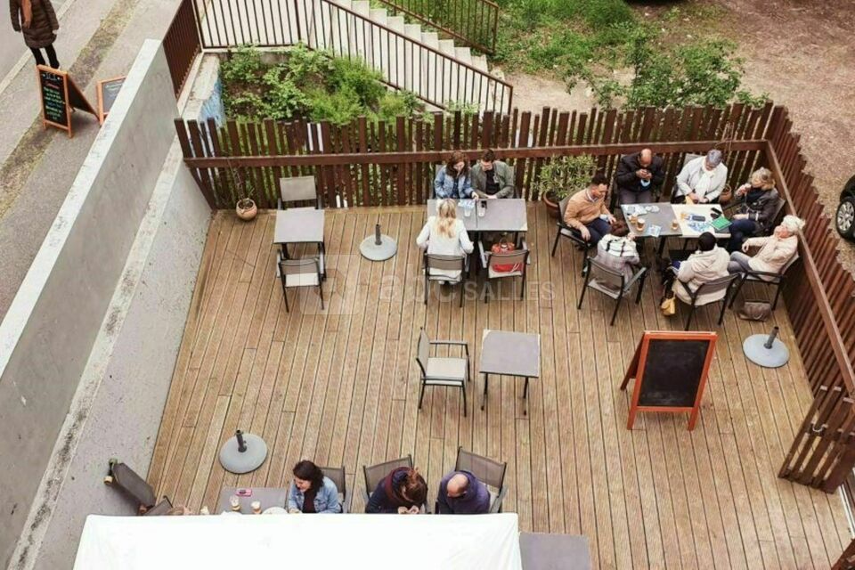 Terrasse vue d'en haut