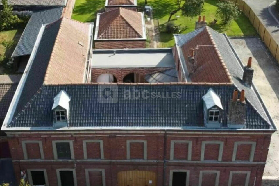 Vue aérienne maison
