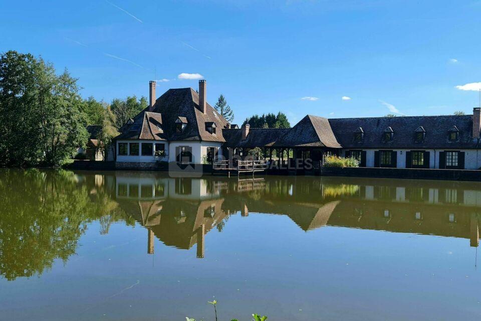 Manoir de la Sauldre - vue de l'étang principal
