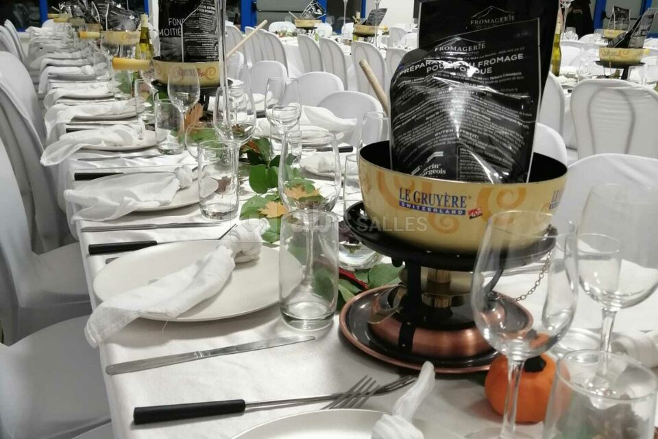 Repas salle de reception