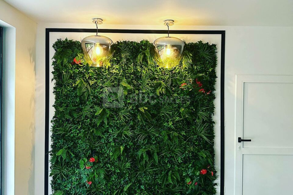 Décoration mur végétal personnalisable / instagramable